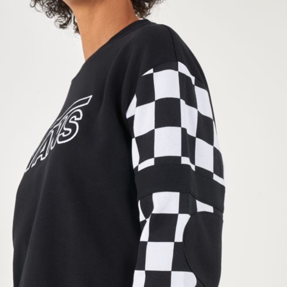 VANS Women’s  BMX CREW FLEECE Pullover Checker - Picture 8 of 8